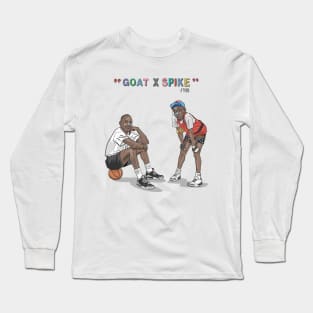 BASKETBALLART - GOAT X SPIKE Long Sleeve T-Shirt